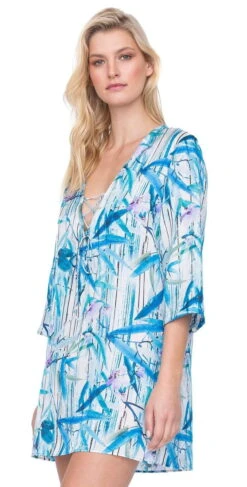 Gottex Exotic Paradise Tunic Cover Up 5 Gottex Exotic Paradise Tunic Cover Up -Southbeachswimsuits Shop 19EP622086 S