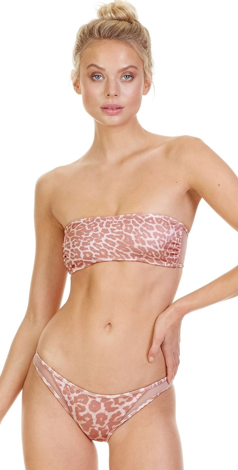 Tori Praver Royale Bandeau Bikini Top In Soleil Leopard 1 Tori Praver Royale Bandeau Bikini Top In Soleil Leopard