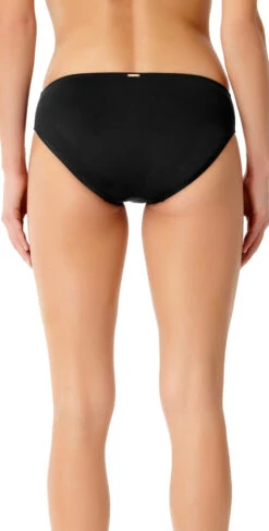 Anne Cole Live In Color Retro Scoop Bikini Bottom -Southbeachswimsuits Shop 20MB30101 BLK B 1