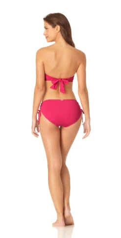Anne Cole Live In Color Twist Bandeau Bikini Top -Southbeachswimsuits Shop 20MT10101 20MB30001 BERRY 406