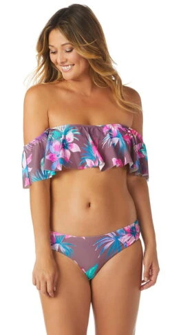 Raisins Tahiti Bloom Top In Moonstone -Southbeachswimsuits Shop 24A711424 A711477 GREY FRONT 3366029e 8def 49de 8bc5 eea710e49c0c
