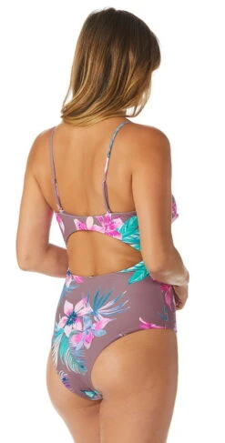 Raisins Puerto Vallarta One Piece Swimsuit 4 Raisins Puerto Vallarta One Piece Swimsuit -Southbeachswimsuits Shop 24A711488 GREY BACK STRAPS