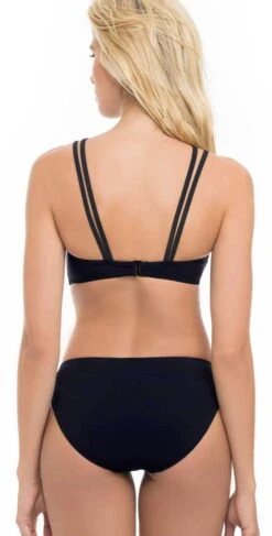 Profile By Gottex Tutti Frutti Classic Bikini Bottom In Black-1P90-001