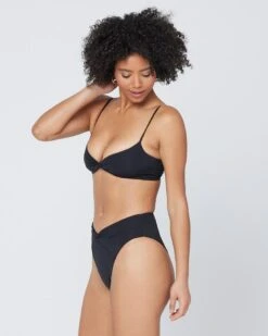 Nancy Lee Bikini Bottom -Southbeachswimsuits Shop 5900262 LSRIT21 BLK LSNLB21 BLK SIDE 2