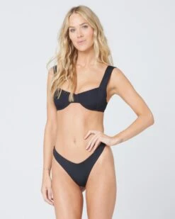 Tori Bikini Top -Southbeachswimsuits Shop 5957593 LSTRT21 LSCNB20 BLK FRONT H