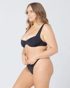 Tori Bikini Top -Southbeachswimsuits Shop 5957594 LSTRT21 LSCNB20 BLK SIDE A