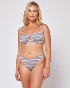Pique Stripe Cabana Bikini Bottom -Southbeachswimsuits Shop 6543238 PICAT22 PICNB22 VPS X 1