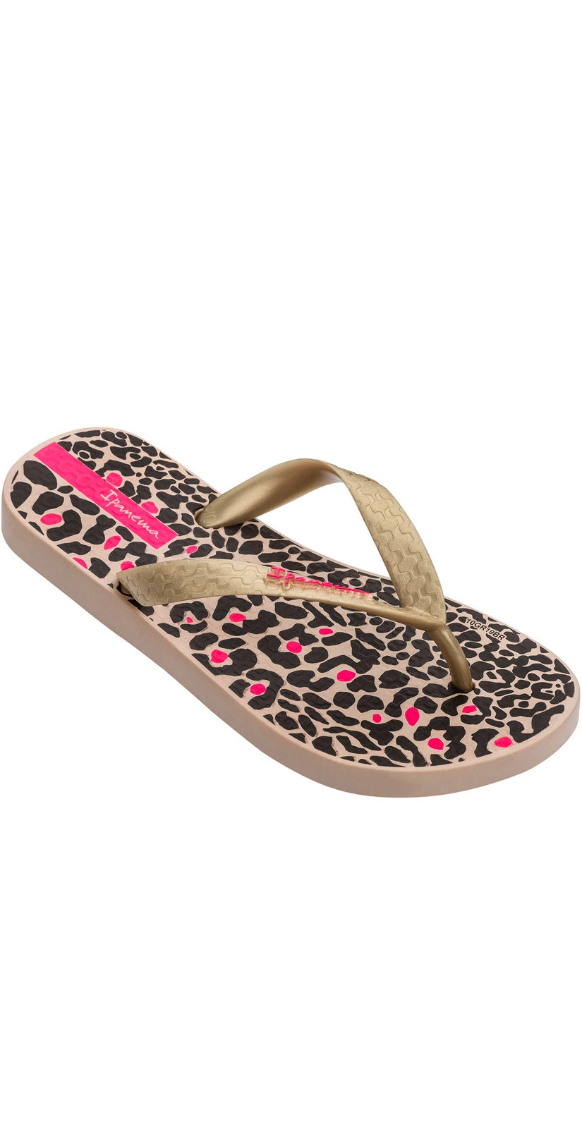 Ipanema Tropics Kid Flip Flop In Beige/Gold/Brown 1 Ipanema Tropics Kid Flip Flop In Beige/Gold/Brown