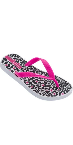 Ipanema Tropics Kid Flip Flop In White/Pink/Black