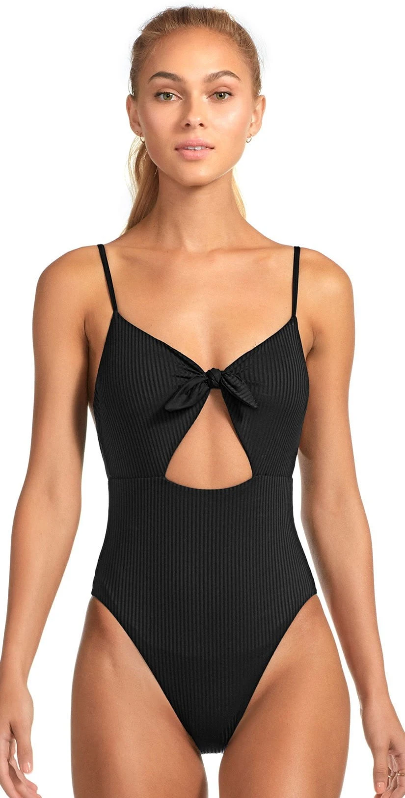 Vitamin A EcoRib Alma One Piece Swimsuit In Black 3 Vitamin A EcoRib Alma One Piece Swimsuit In Black - Image 3