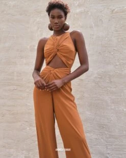 AMINATA BRASS JUMPSUIT -Southbeachswimsuits Shop ANDREAIYAMAH SS22 LOOKBOOK 54