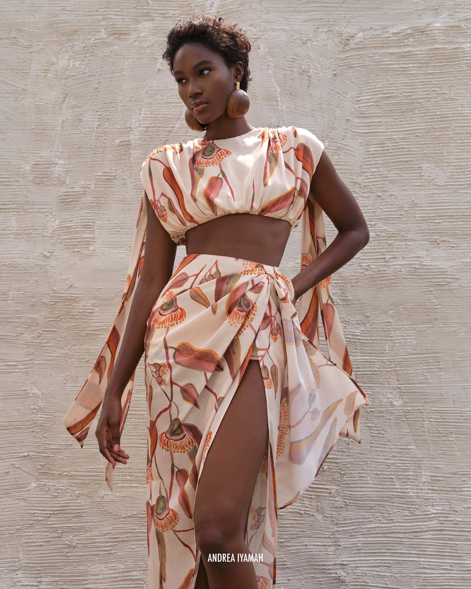 HALIMA EUCALYPTUS WRAP SKIRT 5 HALIMA EUCALYPTUS WRAP SKIRT - Image 5