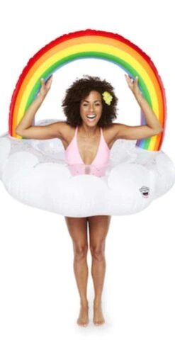 Big Mouth Giant Rainbow Cloud Pool Float BMPF-0012 -Southbeachswimsuits Shop BMPF 0012 rainbow cloud model sq 549x550 1