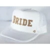 Mother Trucker Bride Hat In White