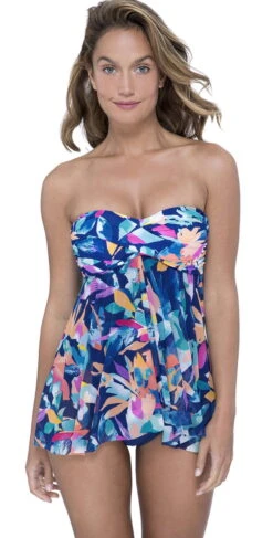 Profile By Gottex Bermuda Breeze Flyaway One Piece Swimsuit