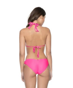 PQ Swim Hot Pink Ruched Bottoms