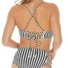L Space Stripe Reversible Tripp High Waist Bikini Bottom
