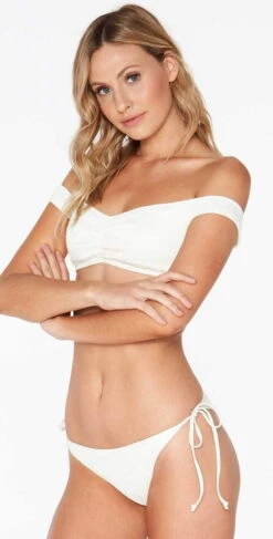 L Space Ziggy Pucker Up Top In Cream PKZGT18-CRM