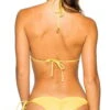 Luli Fama Costa Del Sol Tie Side Bikini Bottom In Banana
