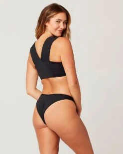 L Space Whiplash Bottom In Black