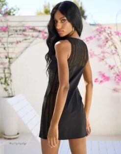 Malia Mini Dress - Black 15 Malia Mini Dress - Black -Southbeachswimsuits Shop MALIA MINI DRESS BLACK 5