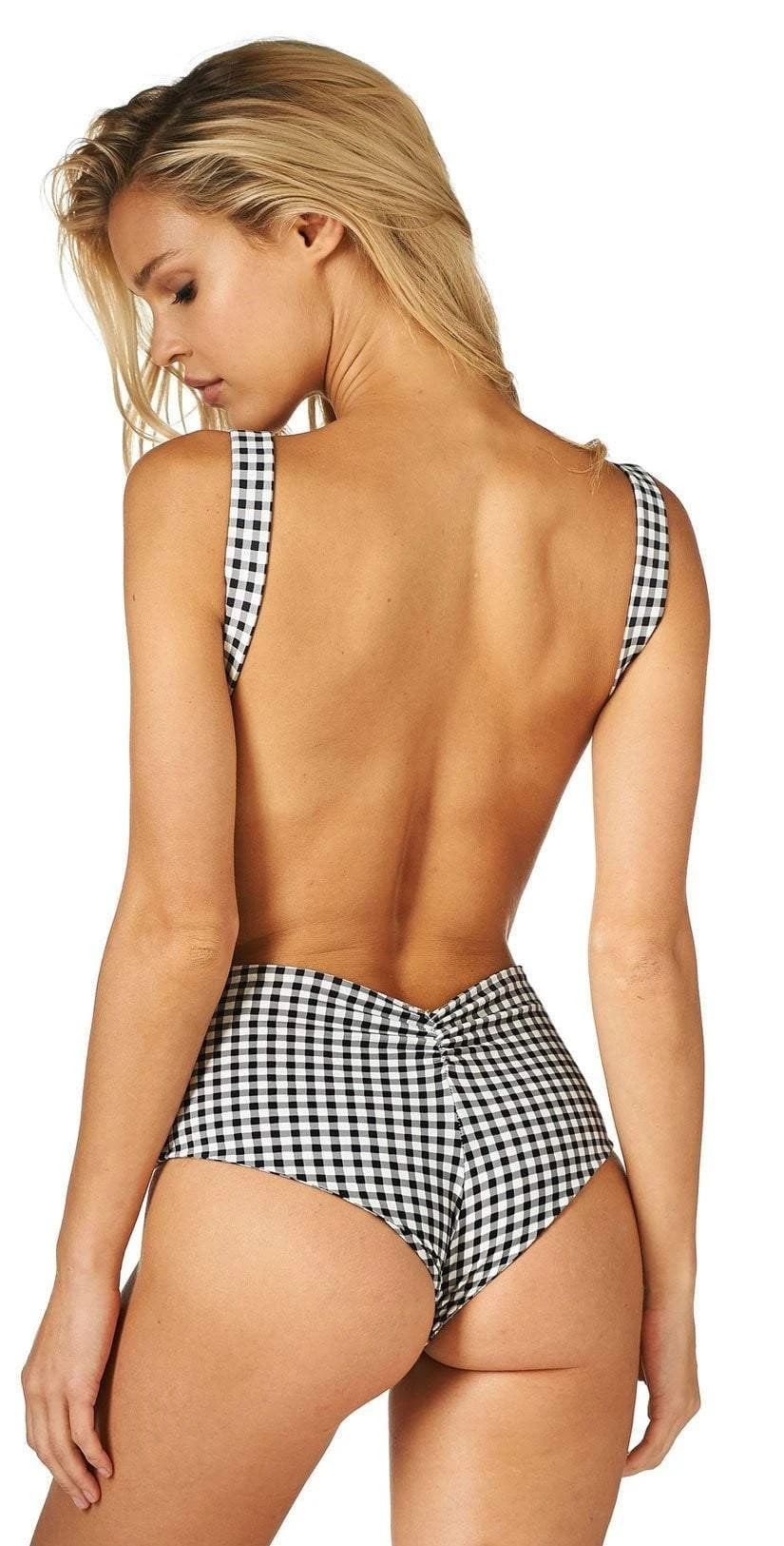Montce Bea One Piece Swimsuit In Gingham 2 Montce Bea One Piece Swimsuit In Gingham - Image 2
