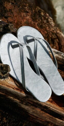 PilyQ Solid Silver Sandals FFC001-SLVR