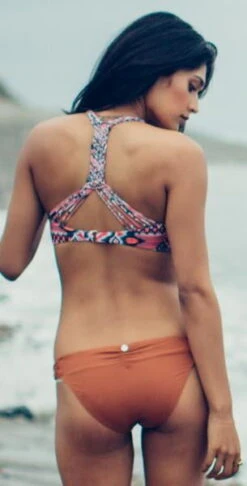 Quintsoul Fashion Colors Macrame Sides Bottom In Cognac W15195673