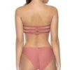 PilyQ Lotus Basic Ruched Full Bikini Bottom