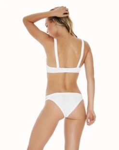 L Space Charlie Bottom -Southbeachswimsuits Shop RHFAT18 WHT RHCHC17 WHT 3