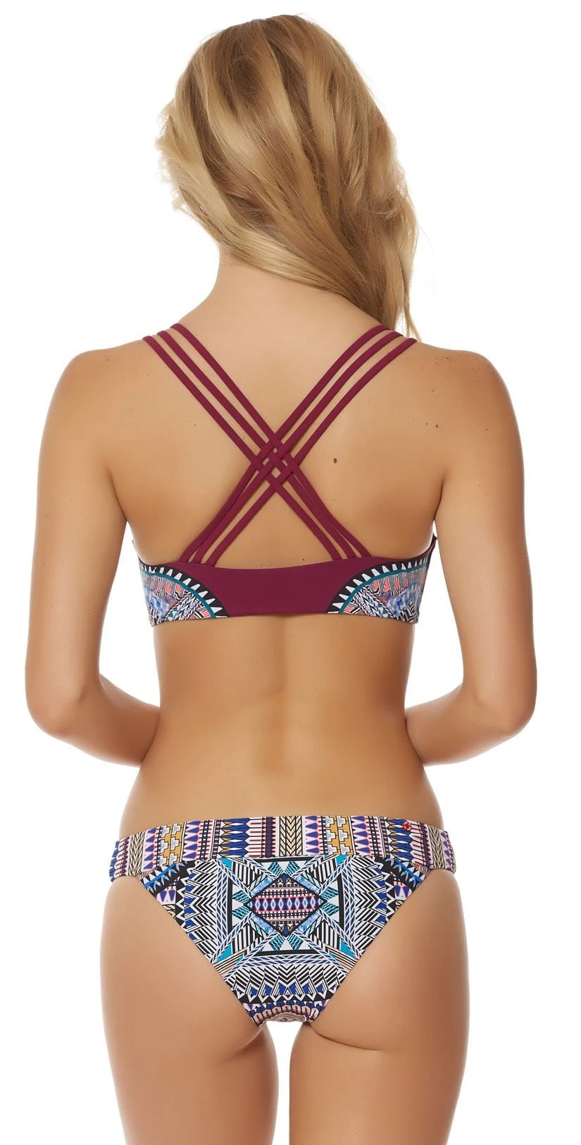 Red Carter Tribal Daze Cali Bottom RCTD117718-PLM/MLT 1 Red Carter Tribal Daze Cali Bottom RCTD117718-PLM/MLT