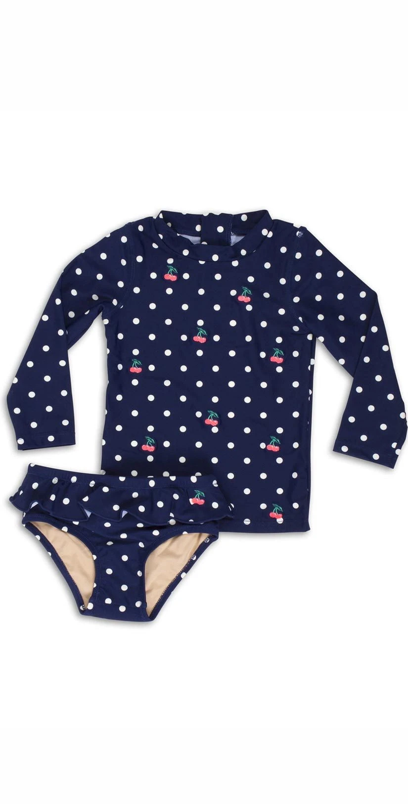 Shade Critters Girls Cherry Dot Rashguard Set 1 Shade Critters Girls Cherry Dot Rashguard Set