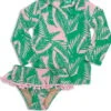 Shade Critters Girls Palm Reader Rash-Guard Set