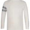 Snapperrock Boy's Arm Band Long Sleeve Rashguard Top In White B20052L