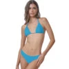 PQ Swim Turquoise Blue Basic Ruched Bottoms