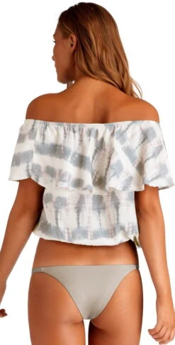 Vitamin A Fleetwood Crop Top In Cloudbreak 75TE CBB -Southbeachswimsuits Shop Vitamin A Cloudbreak Fleetwood Top Back 75TECBB BACK FULL f