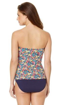 Anne Cole High Waist Bottom In Navy