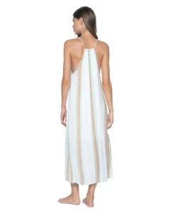 PQ Swim Aperol Stripe Julian Dress -Southbeachswimsuits Shop apldr2