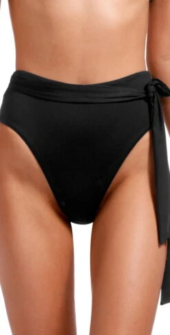 Vitamin A EcoLux Lola Bikini Bottom In Black 6 Vitamin A EcoLux Lola Bikini Bottom In Black -Southbeachswimsuits Shop front view of bottom918T ECB 903B ECB 1761 B2