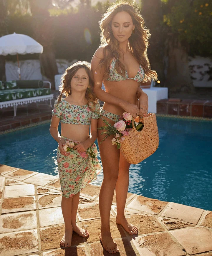 Amanda Stanton X PQ Girl's Sprout Little Tassel Sarong 2 Amanda Stanton X PQ Girl's Sprout Little Tassel Sarong - Image 2