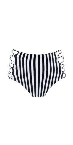 L Space Stripe Reversible Tripp High Waist Bikini Bottom -Southbeachswimsuits Shop l space 2018 LSTRB18 DST