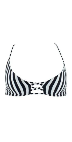 L Space Flynne Reversible Domino Stripe Top LSFLT18-DST -Southbeachswimsuits Shop l space LSFLT18 DST