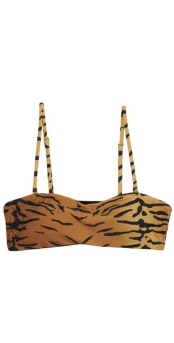 Beach Bunny London Bralette Top In Tiger -Southbeachswimsuits Shop london b19105t2 tgr1