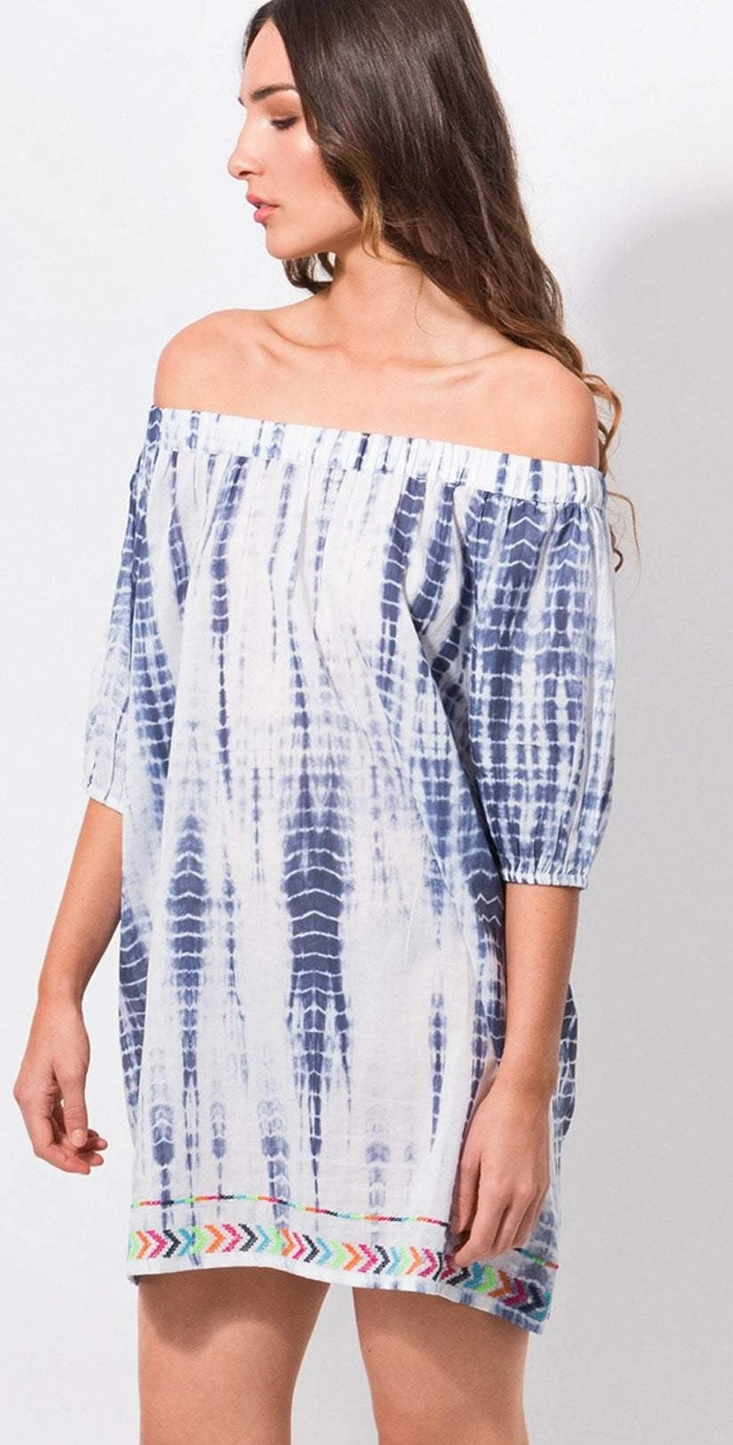 Pia Rossini Delray Bardot Beach Dress 1 Pia Rossini Delray Bardot Beach Dress