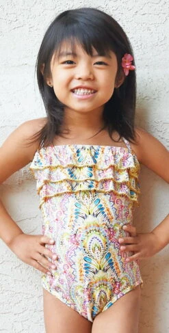 PilyQ Girls Romance One Piece Swimsuit ROM-607P