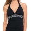 Profile By Gottex Hollywood Tankini Top In Black E854-1B88-001