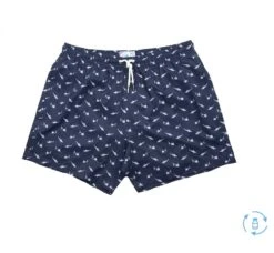 Bermies Mens Swim Trunk In Sharks -Southbeachswimsuits Shop sharksflatshot