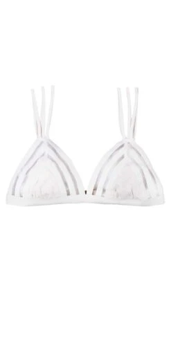 Beach Bunny Sheer Addiction Triangle Top In White 10 Beach Bunny Sheer Addiction Triangle Top In White -Southbeachswimsuits Shop sheer addiction b16125t1b0 white prod 1 4