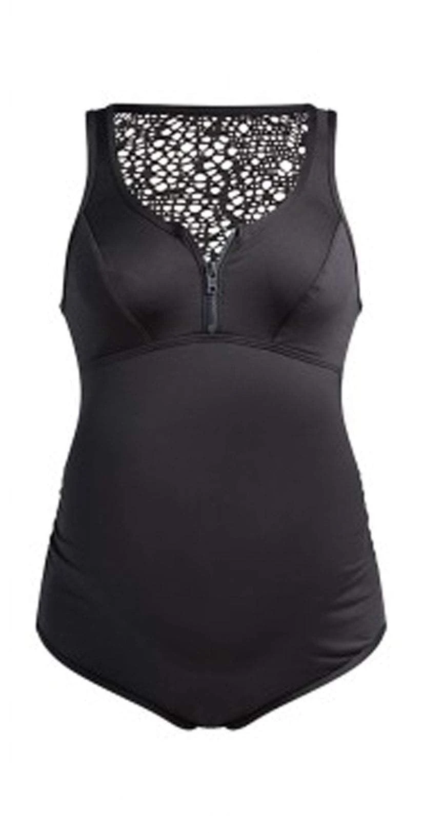 Cache Coeur Maternity Sydney One Piece In Black BM179-BLK 3 Cache Coeur Maternity Sydney One Piece In Black BM179-BLK - Image 3