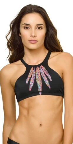 PilyQ Vida Gypsy Halter Bikini Top